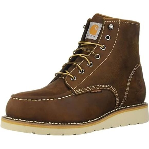 Carhartt Mens Cmw6095 6" Moc Toe Casual Wedge Work Boot Sz 13 M Host pic… - Picture 1 of 9